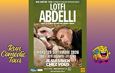 LOTFI ABDELLI  « JE SUIS BIEN CHEZ VOUS »