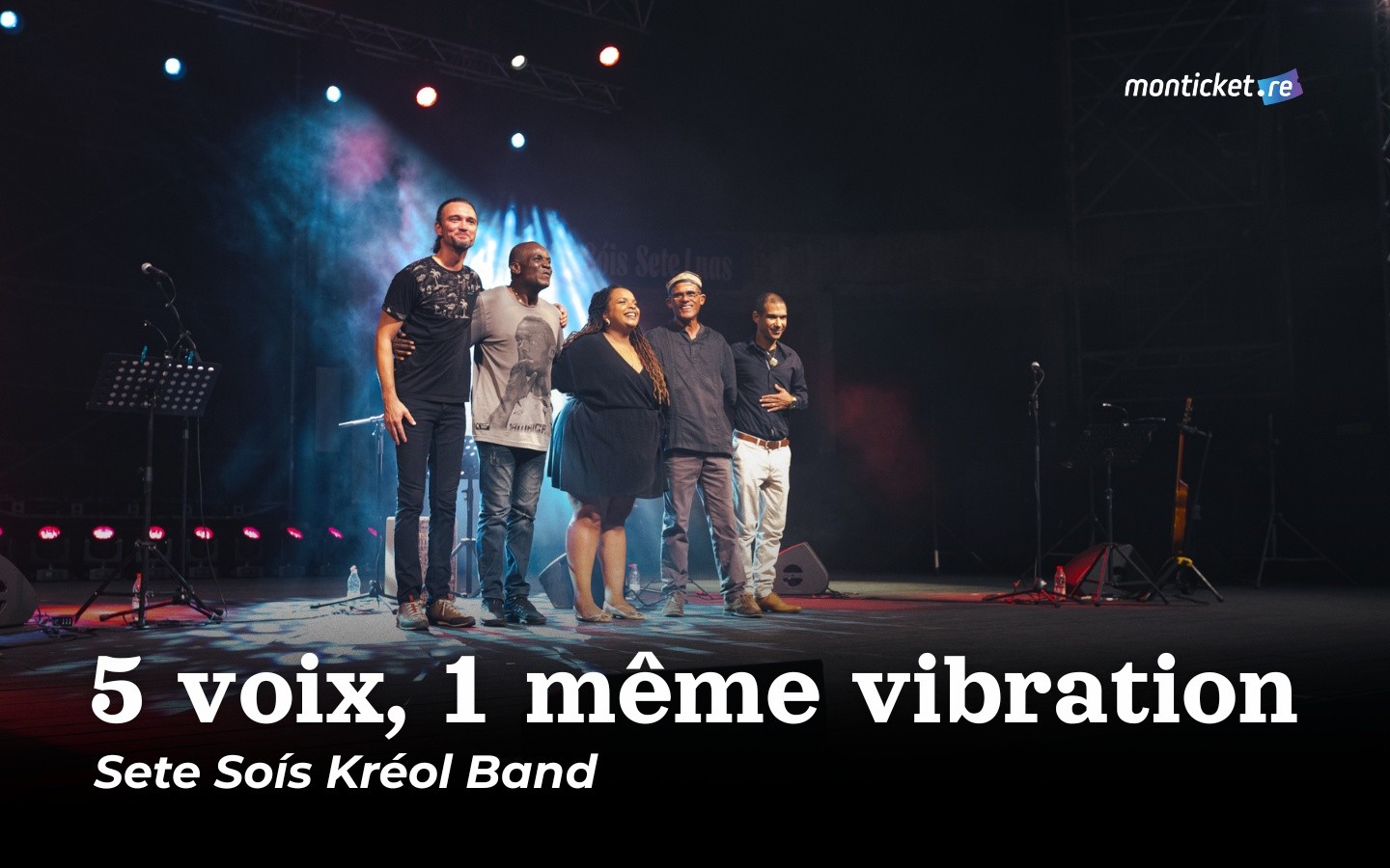 Sete Sóis Kréol Band : 5 voix, 1 même vibration — ce soir au Théâtre des Sables