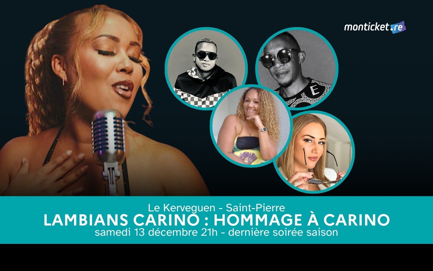 Lambians Carino au Kerveguen : dernière grande soirée séga en hommage à Carino