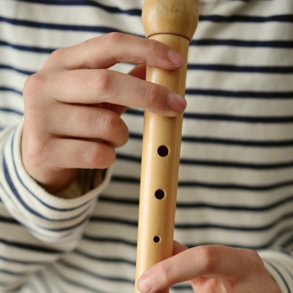 Flûte à bec baroque