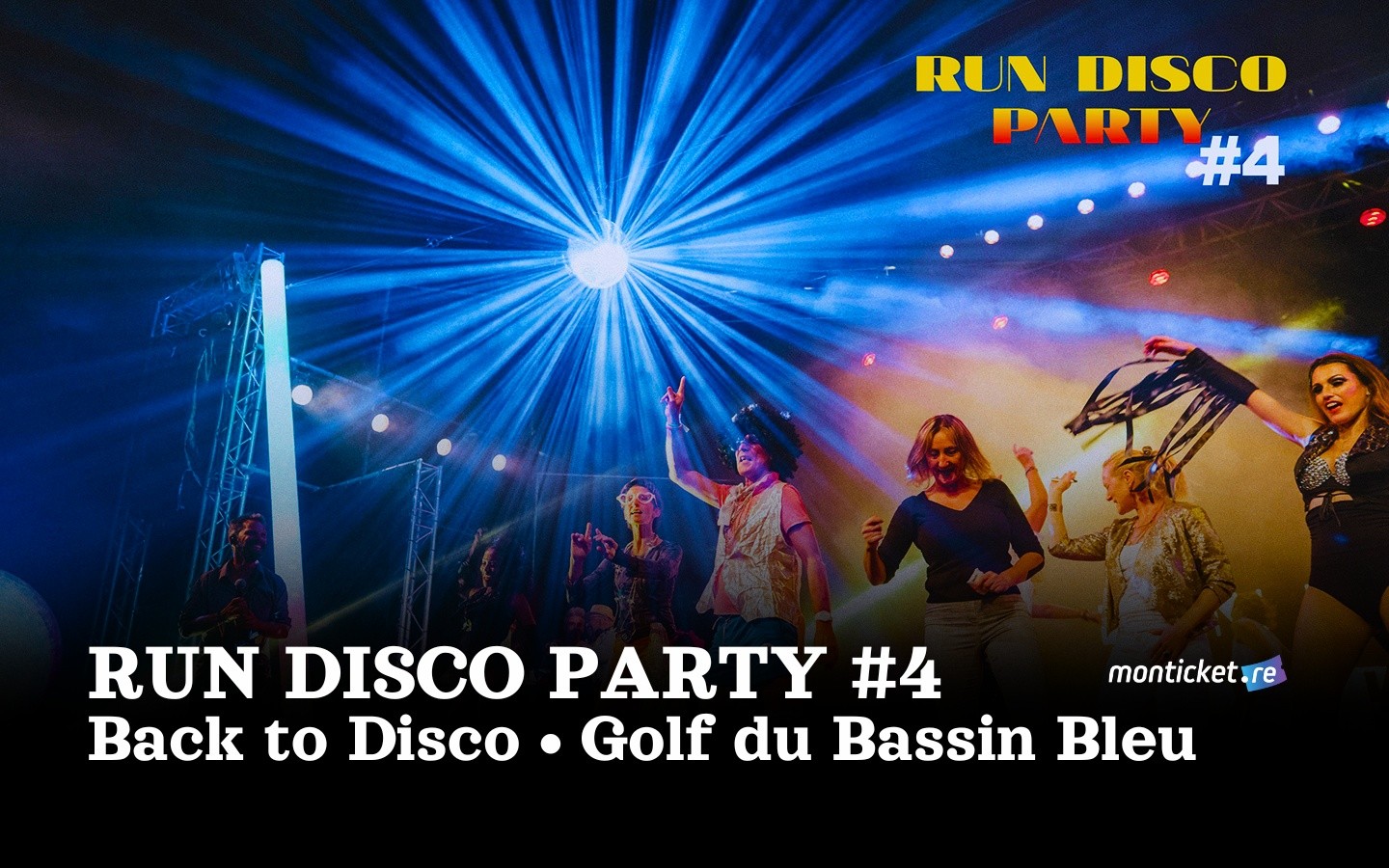 RUN DISCO PARTY #4 : piste géante sous les étoiles au Golf du Bassin Bleu