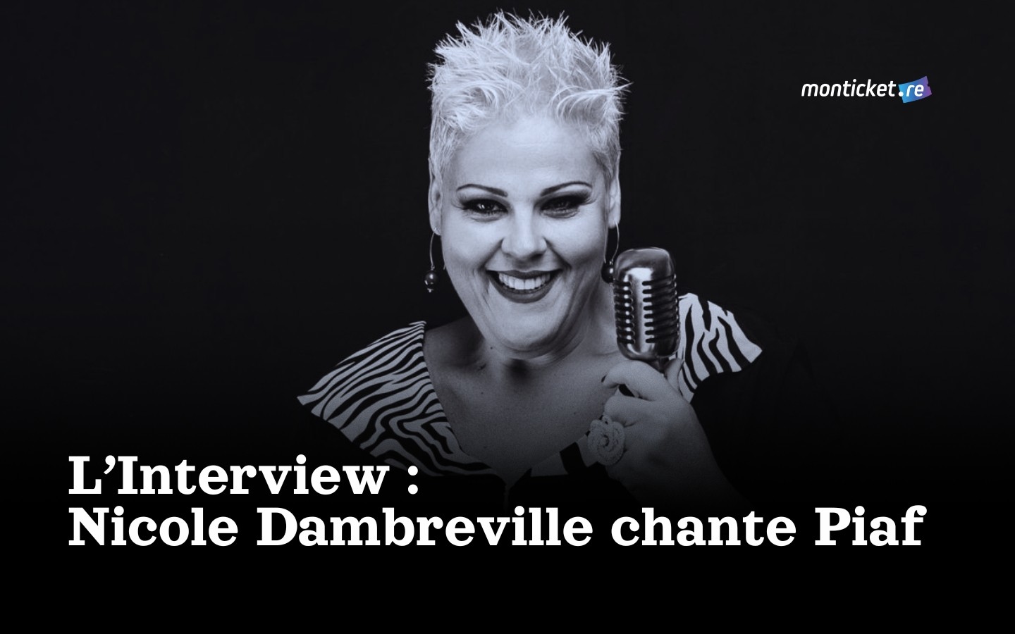 Nicole Dambreville chante Piaf à Léspas : dernières places !