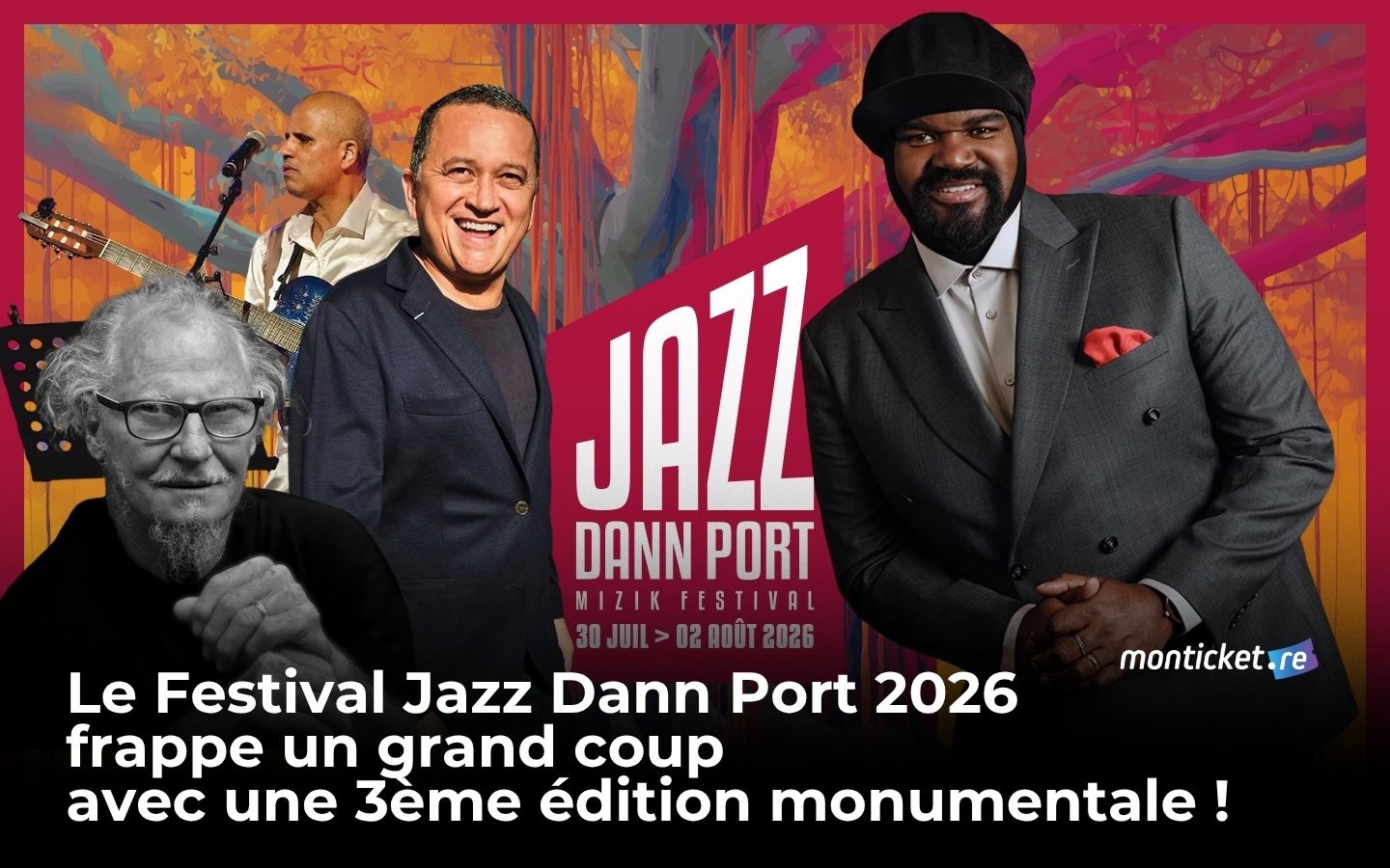 Le Festival Jazz Dann Port 2026 frappe un grand coup avec une 3ème édition monumentale !